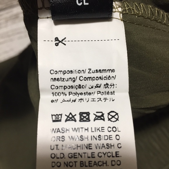 Shein Curve Cargo Jogger Pants Women’s 4XL Olive Green (Inseam 27) - Picture 8 of 9